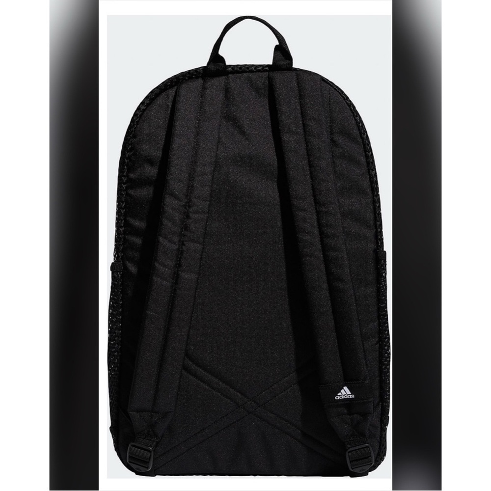 Adidas Black Mesh Backpack‎ - Picture 3 of 3